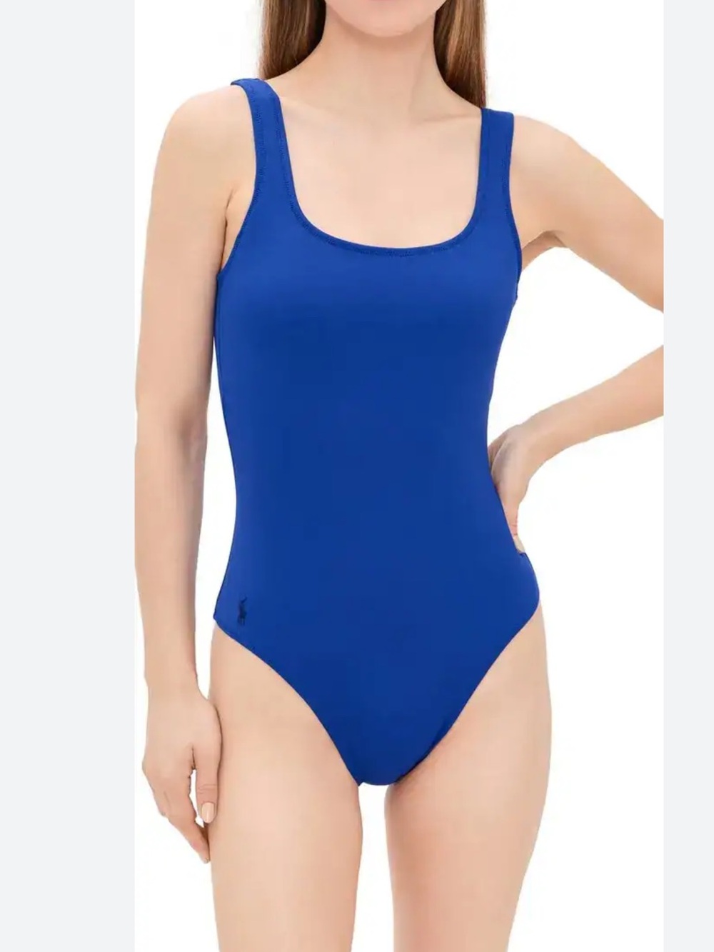 Ralph Lauren womens Bright Blue One-Piece Swimwear medium